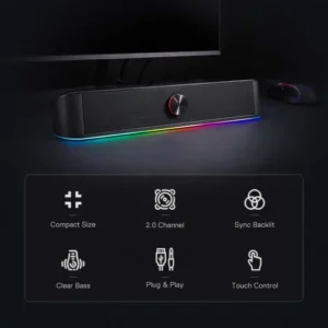 REDRAGON Dynamic Lighting Soundbar - Thumbnail Image 3
