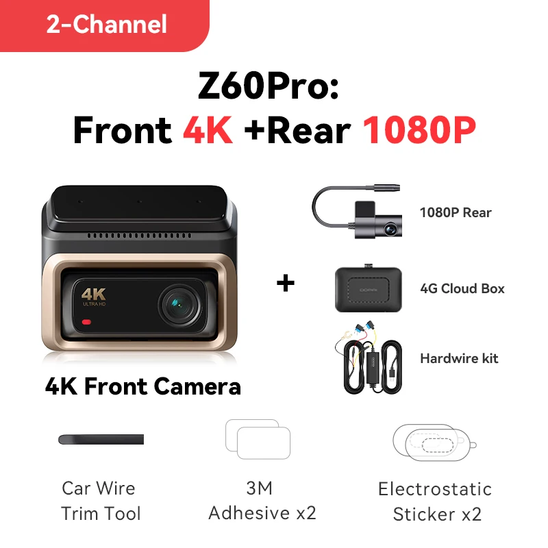 4K HDR Dash Cam with GPS & Wi-Fi - Image 7