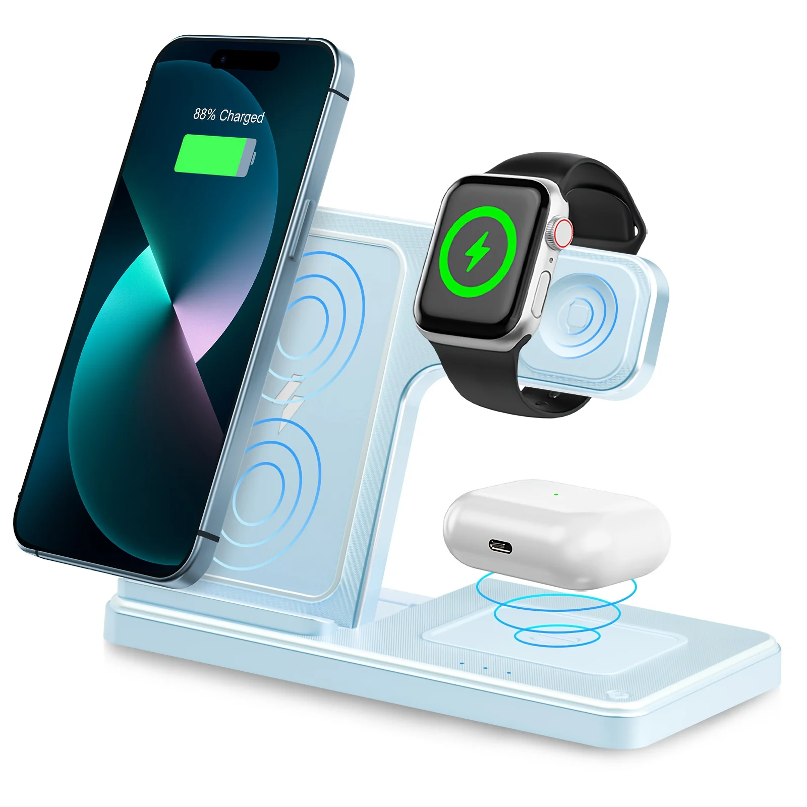 3-in-1 Foldable Magnetic Wireless Charging Station - Image 9
