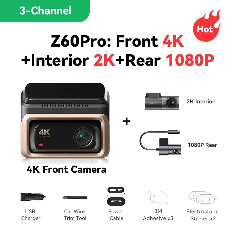 4K HDR Dash Cam with GPS & Wi-Fi - Image 11