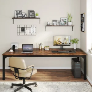 Tribesigns 78.7" Double Computer Desk for Two - Thumbnail Image 7