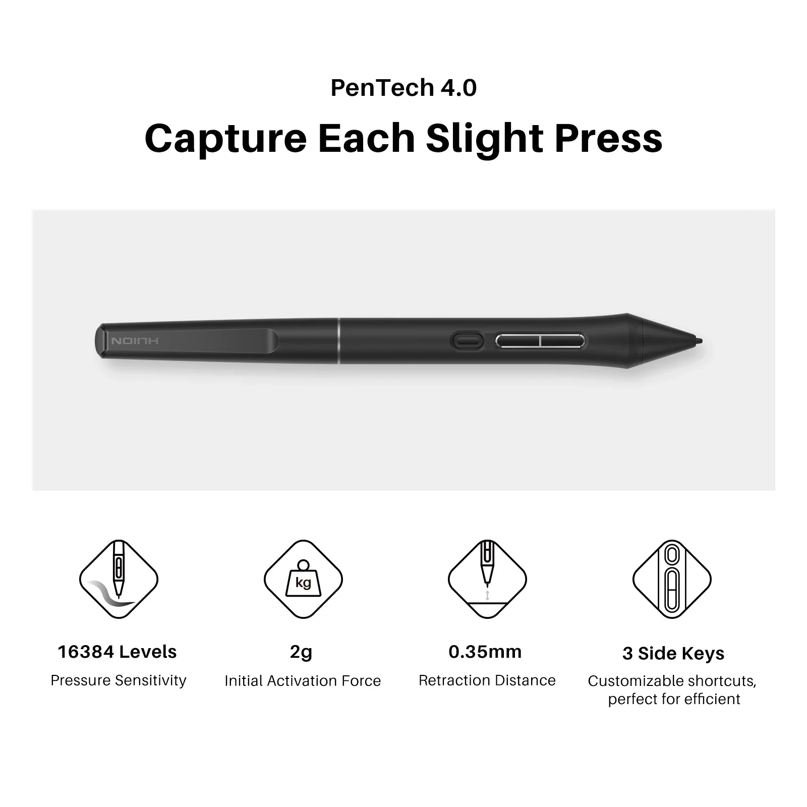 HUION Kamvas 13 Gen 3 Drawing Tablet - Image 3
