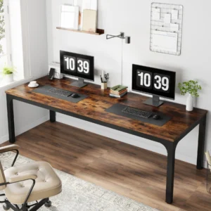 Tribesigns 78.7" Double Computer Desk for Two - Thumbnail Image 2