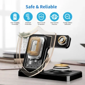 3-in-1 Foldable Magnetic Wireless Charging Station - Thumbnail Image 6