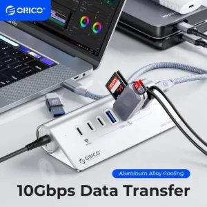 7-Port USB-C High-Speed Powered Hub - Thumbnail Image 2