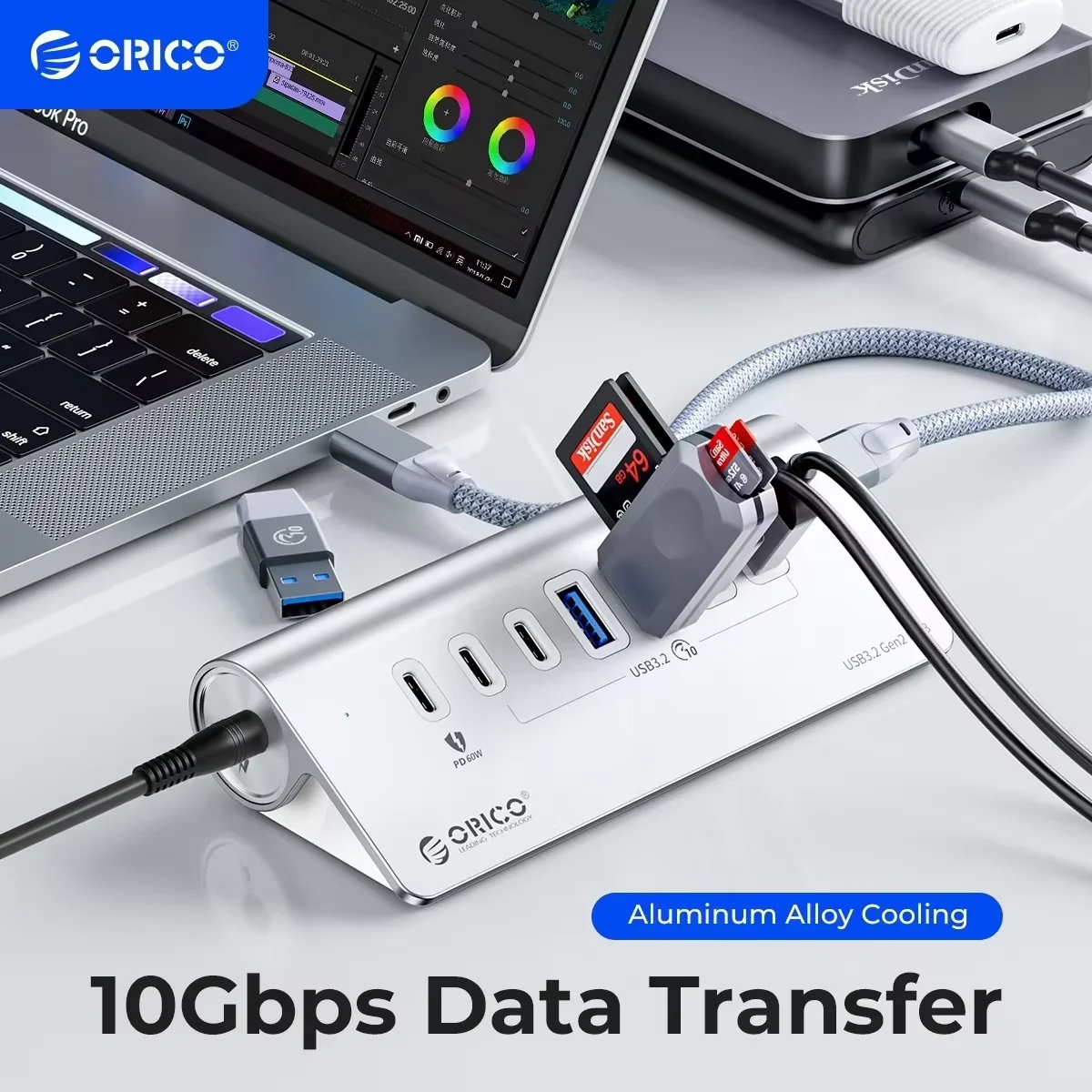 7-Port USB-C High-Speed Powered Hub - Image 2