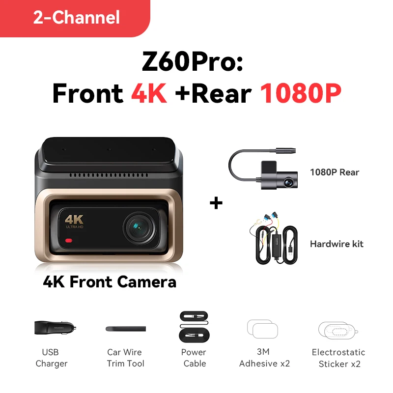 4K HDR Dash Cam with GPS & Wi-Fi - Image 8
