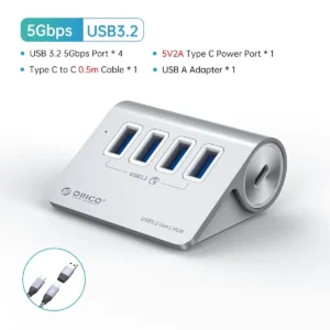 7-Port USB-C High-Speed Powered Hub - Thumbnail Image 8